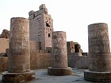 Kom Ombo Temple Sobek Cour Tibere 0599